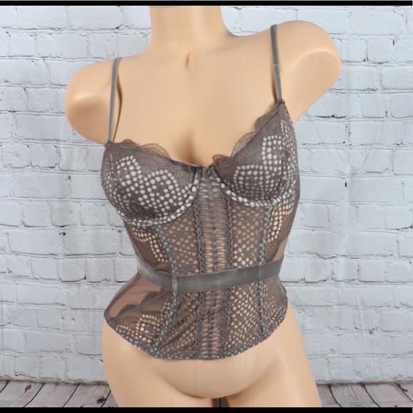 Victoria's Secret Dream Angels Lace Corset Bustier - Picture 2 of 7